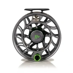 Fly Fishing^ Hatch Cyber Gray Iconic Limited Edition 11 Plus Large Arbor Fly Reel - Your Premium Fishing Gear Store Rods Lines Baits Accessories