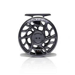 Fishing Line^ Hatch Iconic 5 Plus Fly Reel Grey - Your Premium Fishing Gear Store Rods Lines Baits Accessories