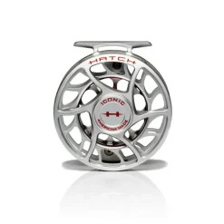 Fishing Line^ Hatch Iconic 5 Plus Fly Reel Clear Red - Your Premium Fishing Gear Store Rods Lines Baits Accessories