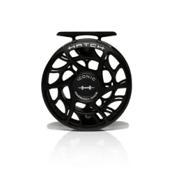 Fishing Line^ Hatch Iconic 5 Plus Fly Reel Black - Your Premium Fishing Gear Store Rods Lines Baits Accessories