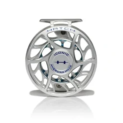Fishing Line^ Hatch Iconic 7 Plus Fly Reel Clear Blue - Your Premium Fishing Gear Store Rods Lines Baits Accessories