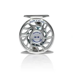 Fishing Line^ Hatch Iconic 4 Plus Fly Reel Clear Blue - Your Premium Fishing Gear Store Rods Lines Baits Accessories
