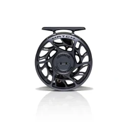 Fishing Line^ Hatch Iconic 3 Plus Fly Reel Grey - Your Premium Fishing Gear Store Rods Lines Baits Accessories