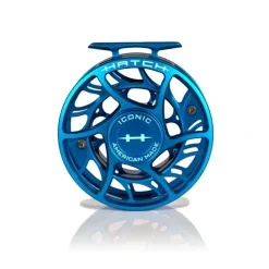 Fishing Line^ Hatch Iconic Fly Reel 7 Plus Kaiju Blue - Your Premium Fishing Gear Store Rods Lines Baits Accessories