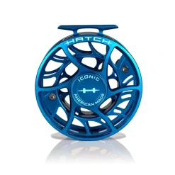 Fishing Line^ Hatch Iconic Fly Reel 9 Plus Kaiju Blue - Your Premium Fishing Gear Store Rods Lines Baits Accessories
