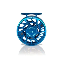 Fishing Line^ Hatch Iconic Fly Reel 4 Plus Kaiju Blue - Your Premium Fishing Gear Store Rods Lines Baits Accessories