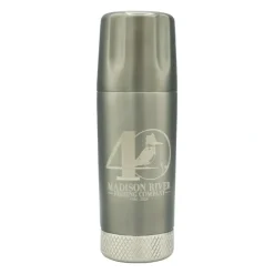 Shop All^ High Camp Flasks 40th Logo Torch Pocket Flask 177mL (6oz.) Gunmetal - Your Premium Fishing Gear Store Rods Lines Baits Accessories