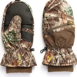 Shop All^ Hot Shot Men's Camo Huntsman Pop-Top Mittens, Realtree Edge, Medium - Your Premium Fishing Gear Store Rods Lines Baits Accessories