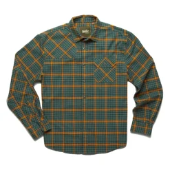 Shop All^ Howler Bros Harker's Flannel Drafter Plaid - Teal - Your Premium Fishing Gear Store Rods Lines Baits Accessories
