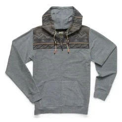 Shop All^ Howler Bros Shaman Hoodie Deep Grey/Herrador Jacquard - Your Premium Fishing Gear Store Rods Lines Baits Accessories