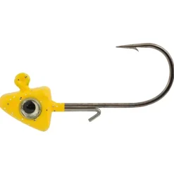 Shop All^ Hurricane Flat Head Shad Jig Head, 2oz, Yellow - Your Premium Fishing Gear Store Rods Lines Baits Accessories