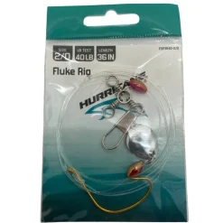 Shop All^ Hurricane Fluke Rig Wide Gap Spinner 3-Way Swivel, Size 2/0, 36", 40lb Test - Your Premium Fishing Gear Store Rods Lines Baits Accessories