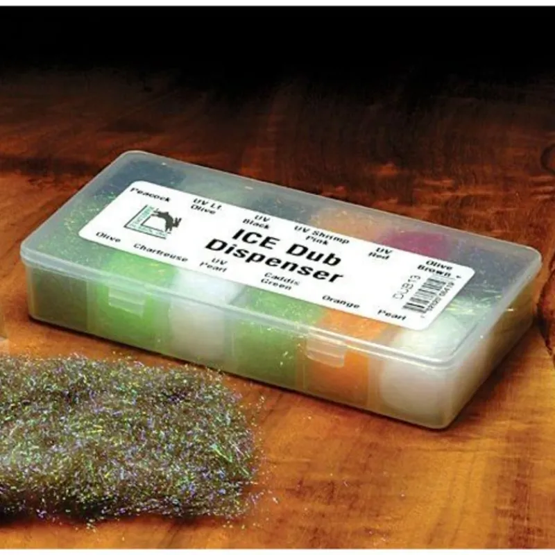 Shop All^ Ice Dub Loaded Dispenser-12 colors - Your Premium Fishing Gear Store Rods Lines Baits Accessories