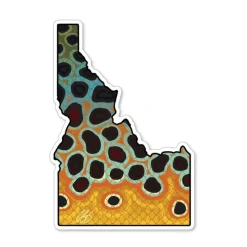 Shop All^ Idaho Brown Sticker - Your Premium Fishing Gear Store Rods Lines Baits Accessories