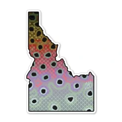 Shop All^ Idaho Rainbow Sticker - Your Premium Fishing Gear Store Rods Lines Baits Accessories