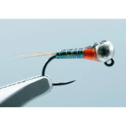 Shop All^ Jig Lightning Perdigon Peacock Flash/Fl. Orange #18 (2.8mm) - Your Premium Fishing Gear Store Rods Lines Baits Accessories