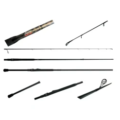 Fishing Line^ Jigging World Custom Black Out Night Ranger Spinning Rod - Your Premium Fishing Gear Store Rods Lines Baits Accessories