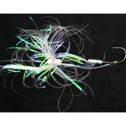 Shop All^ Jigging World Hi-Lo Weighted Grub Holder Hook Flash Rig, 7/0 - Your Premium Fishing Gear Store Rods Lines Baits Accessories