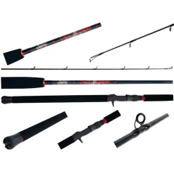 Fishing Line^ Jigging World JW-BW-150FGC [Full Butt Grip] Black Widow Casting Rod 7' - Your Premium Fishing Gear Store Rods Lines Baits Accessories