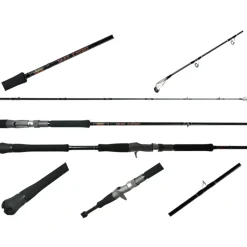 Bait^ Jigging World JW-DKC-76 Dark Knight Casting Rod 7'6" - Your Premium Fishing Gear Store Rods Lines Baits Accessories