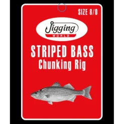 Bait^ Jigging World Striper Chunking Fish Finder 8/0 In-Line Circle Baitholder - Your Premium Fishing Gear Store Rods Lines Baits Accessories