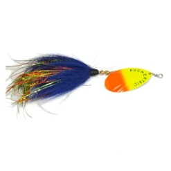 Shop All^ Joe Bucher Outdoors #7 Tin Buck Buchertail, Purple/Flame - Your Premium Fishing Gear Store Rods Lines Baits Accessories