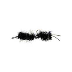 Fly Fishing^ Josh's Wiggle Hellgrammite Black - Your Premium Fishing Gear Store Rods Lines Baits Accessories