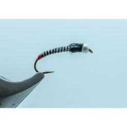 Fly Fishing^ Jumbo Juju Chironomid Zebra #12 - Your Premium Fishing Gear Store Rods Lines Baits Accessories