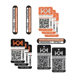 Shop All^ Karmik QR Code Decal 10-Pack - Your Premium Fishing Gear Store Rods Lines Baits Accessories