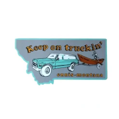 Shop All^ Keep On Truckin' Sticker - Grateful - Your Premium Fishing Gear Store Rods Lines Baits Accessories