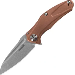 Shop All^ Kershaw Natrix Copper Pocketknife 2.75" Drop-Point Blade with Stonewashed Steel - Your Premium Fishing Gear Store Rods Lines Baits Accessories