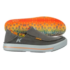 Shop All^ Korkers Fish Moc Kling-On Deck Sole Brook Trout/Blue - Your Premium Fishing Gear Store Rods Lines Baits Accessories