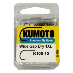 Fly Fishing^ Kumoto Wide Gap 1XL Hook (K106) - Your Premium Fishing Gear Store Rods Lines Baits Accessories