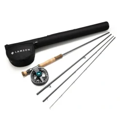 Lamson Liquid Max Fly Rod & Reel Outfit w/o Fly Line - Your Premium Fishing Gear Store Rods Lines Baits Accessories* Sale