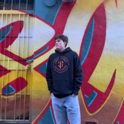 LCO SF Badge Hoody - Black - Your Premium Fishing Gear Store Rods Lines Baits Accessories* Outlet