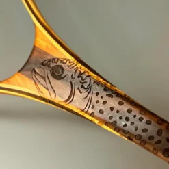 Little Dipper 12"x8" - Brook Trout Engraved - Classic Fly Fishing Traditional Landing Net - Your Premium Fishing Gear Store Rods Lines Baits Accessories* Store