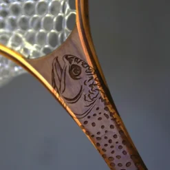 Little Dipper 12"x8" - Brook Trout Engraved - Natural Fly Fishing Traditional Landing Net - Your Premium Fishing Gear Store Rods Lines Baits Accessories* Online