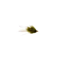 Fly Fishing^ Little Rascal Olive & White - Your Premium Fishing Gear Store Rods Lines Baits Accessories