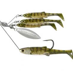 LiveTarget BaitBall Spinner Rig, Large, 5/0 Hook, 1/2 oz, Gold Perch - Your Premium Fishing Gear Store Rods Lines Baits Accessories* Store