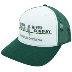 Logo 112 White/Dark Green Hat - Your Premium Fishing Gear Store Rods Lines Baits Accessories* Clearance