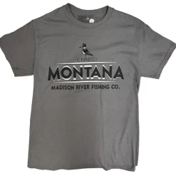 Logo Kingfisher S/S T-Shirt Charcoal with Kingfisher - Your Premium Fishing Gear Store Rods Lines Baits Accessories* Store