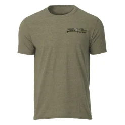 Logo River Kings Sueded S/S T-Shirt Heather Military Green - Your Premium Fishing Gear Store Rods Lines Baits Accessories* Sale