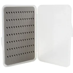Fly Fishing^ Logo Slim Tear Drop Foam Fly Box - Your Premium Fishing Gear Store Rods Lines Baits Accessories