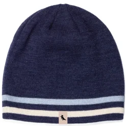 Logo Stripe Knit Beanie Navy/Good Grey/Vintage White - Your Premium Fishing Gear Store Rods Lines Baits Accessories* Online