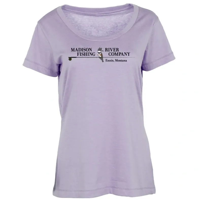 Logo Womens Esssential S/S Scoop Neck T-Shirt Paste Lilac - Your Premium Fishing Gear Store Rods Lines Baits Accessories* Hot