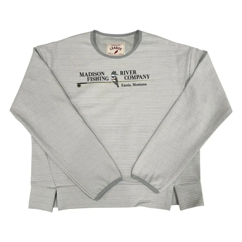 Logo Womens Summit Crew Modern Grey - Your Premium Fishing Gear Store Rods Lines Baits Accessories* Discount