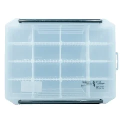 Logo XL 16 Compartment Adjustable Fly Box - Your Premium Fishing Gear Store Rods Lines Baits Accessories* Clearance