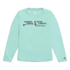 Logo Youth Sundial L/S Crew Surf Blue - Your Premium Fishing Gear Store Rods Lines Baits Accessories* Hot