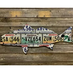 Louisiana Redfish License Plate Art - Your Premium Fishing Gear Store Rods Lines Baits Accessories* Clearance