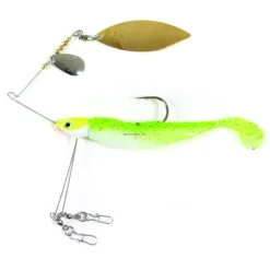 Bait^ Lunker Lure Triple Play Spinnerbait, w/Shad Tail - Your Premium Fishing Gear Store Rods Lines Baits Accessories